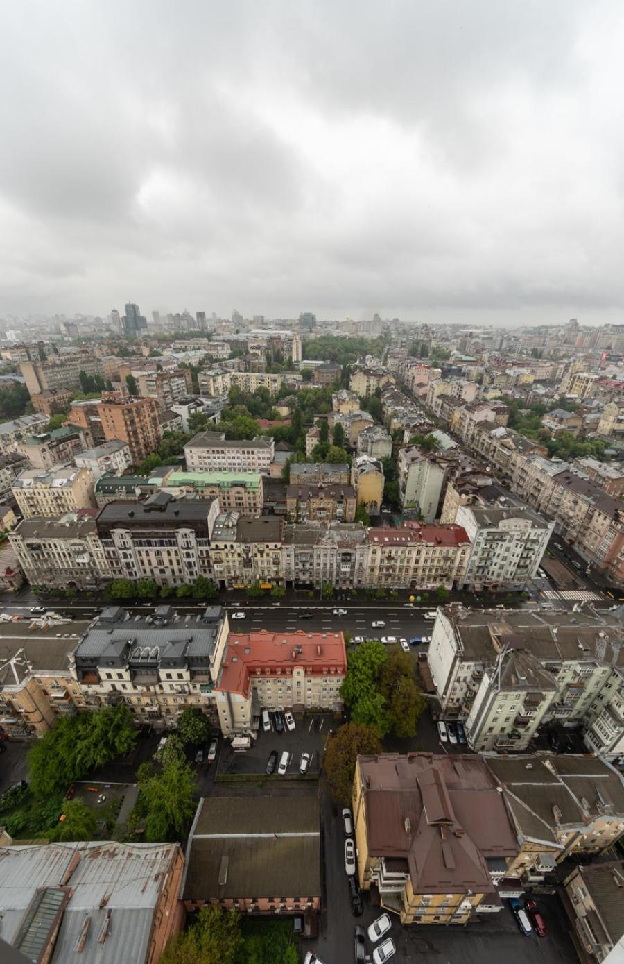 Royal Tower Residence Big Vip Apartment In Center Floor 27 Kyjev Exteriér fotografie