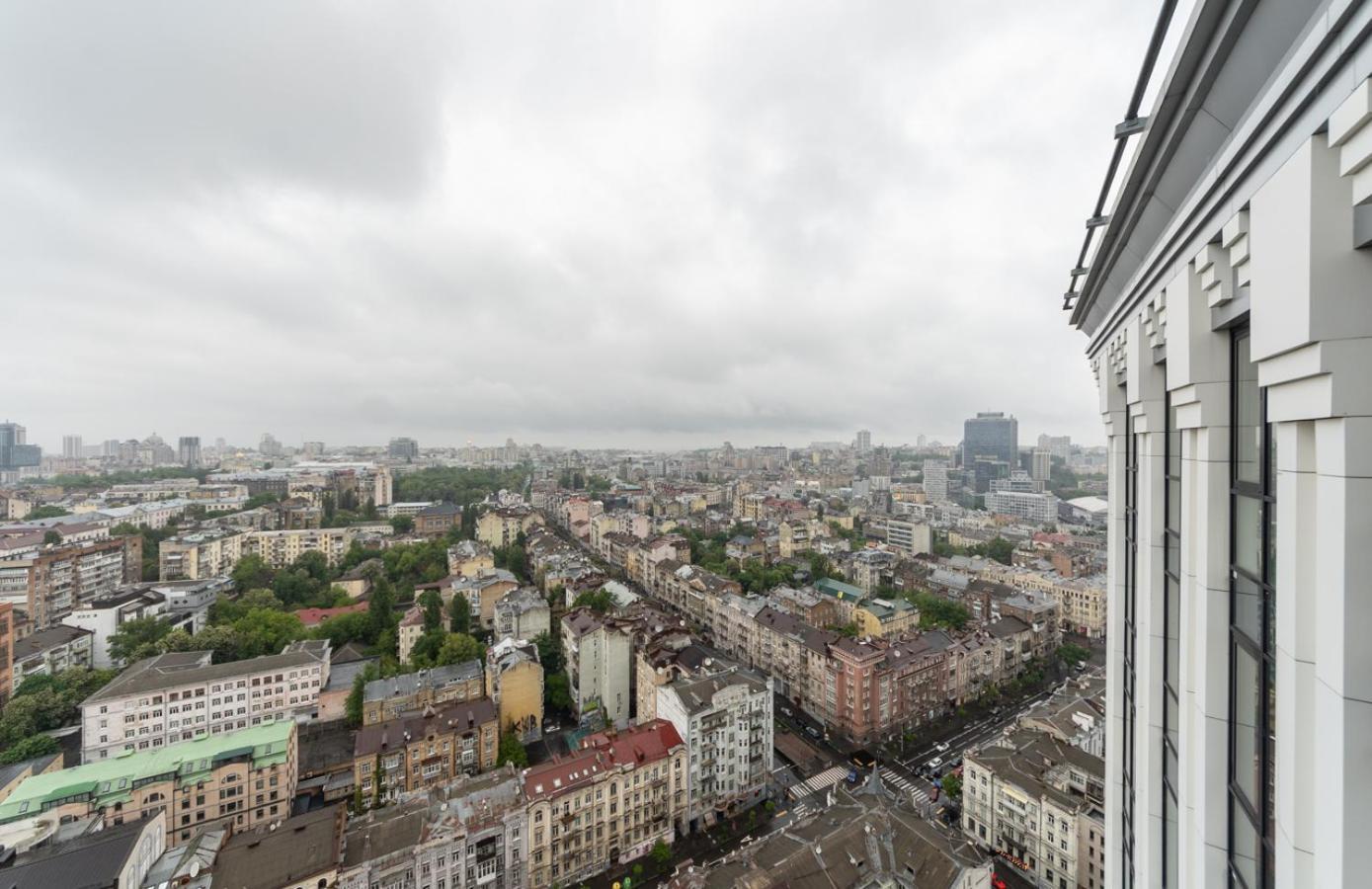 Royal Tower Residence Big Vip Apartment In Center Floor 27 Kyjev Exteriér fotografie