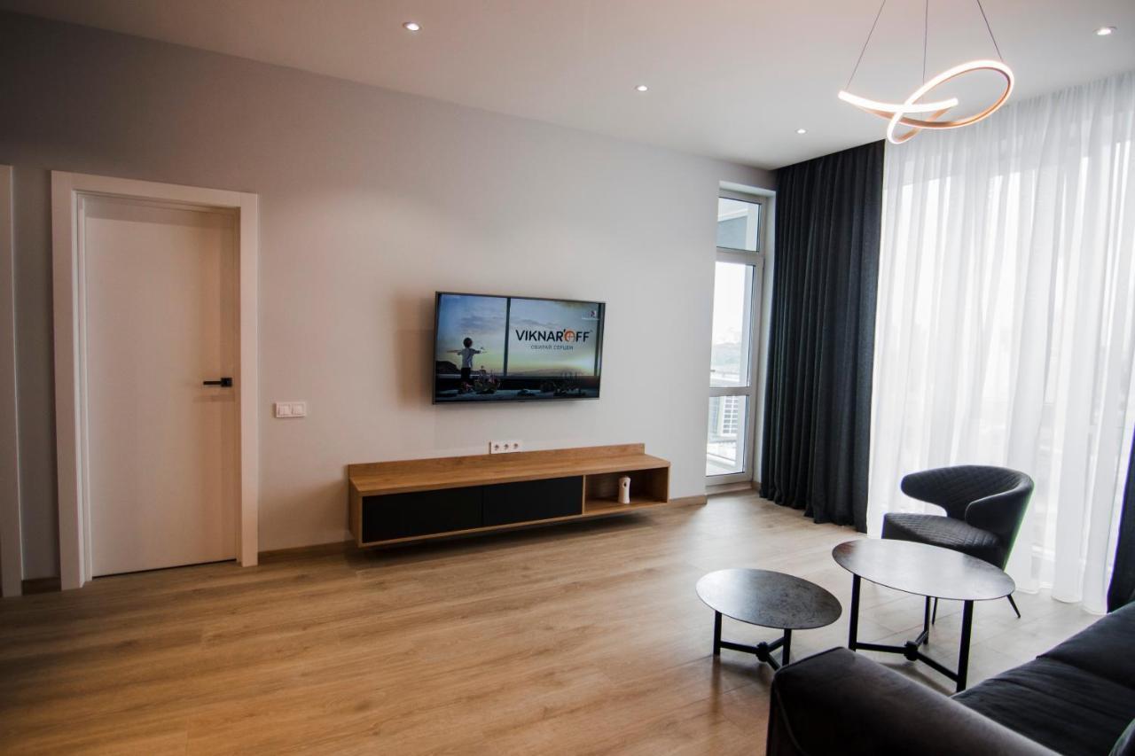 Royal Tower Residence Big Vip Apartment In Center Floor 27 Kyjev Exteriér fotografie